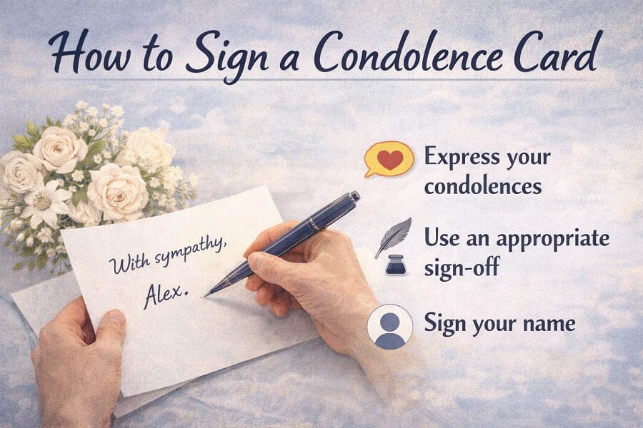 How to Sign a Condolence Card