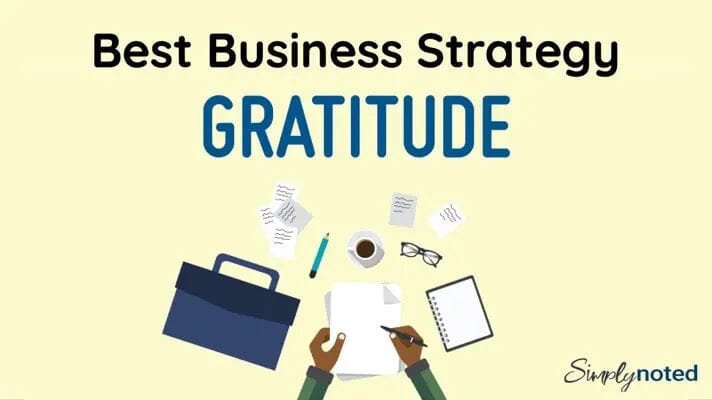 Handwritten business notes
