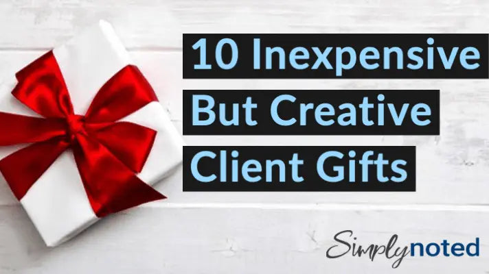 10 inexpensive but creative client gifts