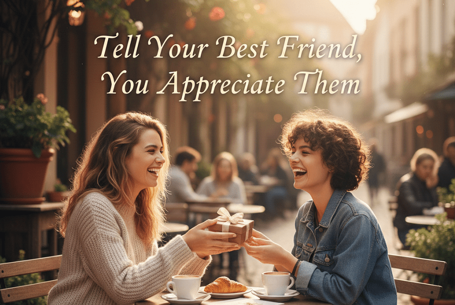 How to Tell Your Best Friend You Appreciate Them
