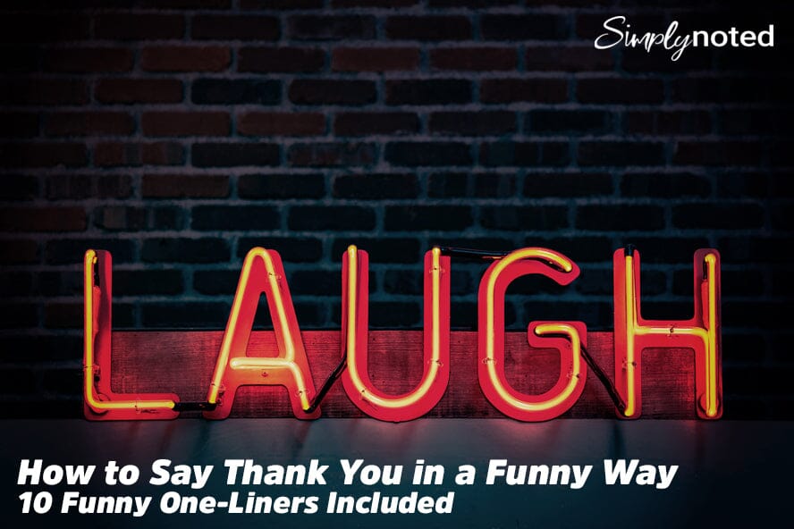 How to Say Thank You in a Funny Way