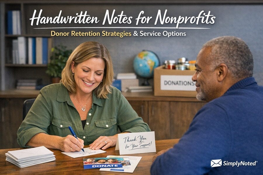 handwritten notes nonprofits