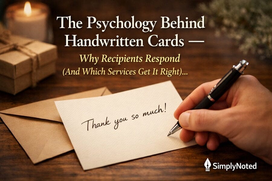 handwritten cards