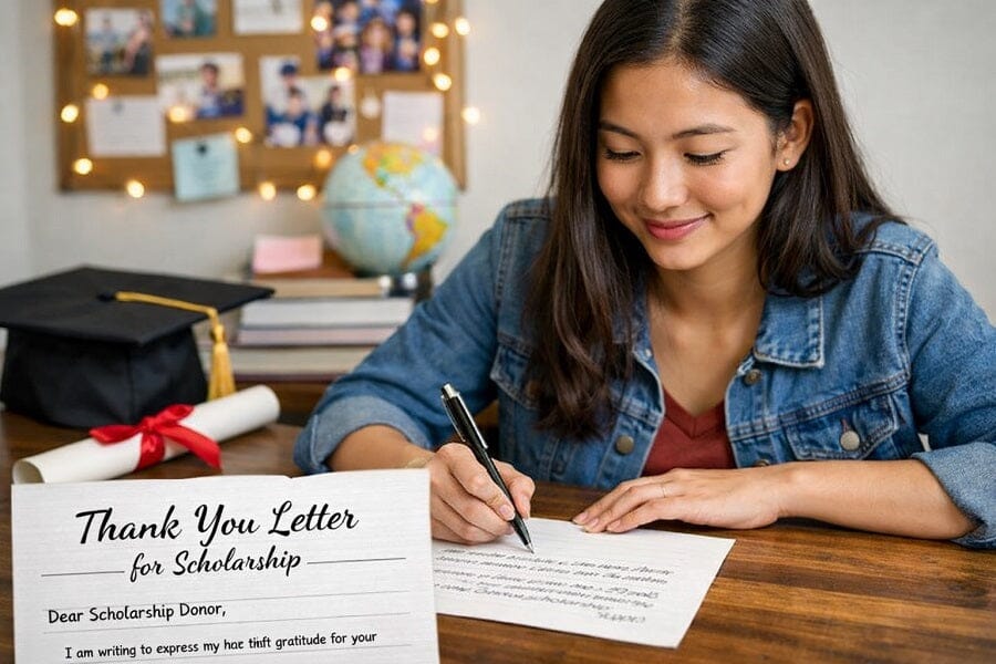 Thank You Letter for Scholarship