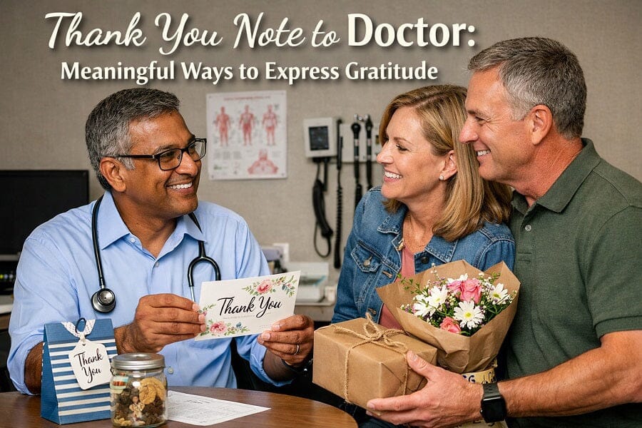 Thank You Note to Doctor