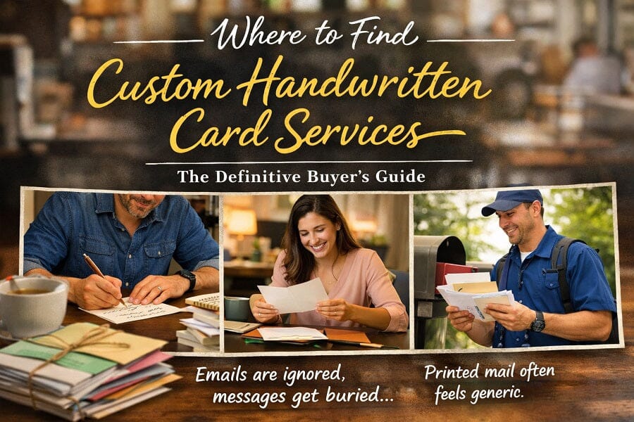 custom handwritten card services