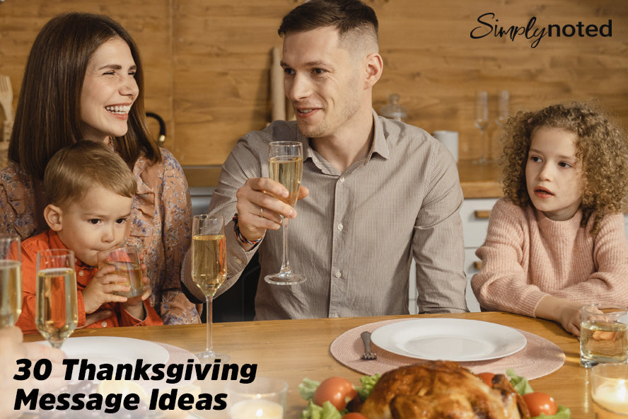 30 Thanksgiving Message Ideas 