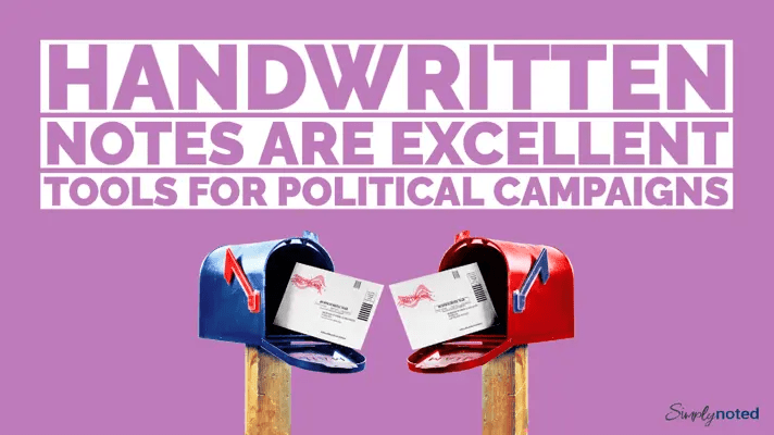 Handwritten Notes Politics Political Mailing Campaign Direct Mail Real Pen Written Notes Posta