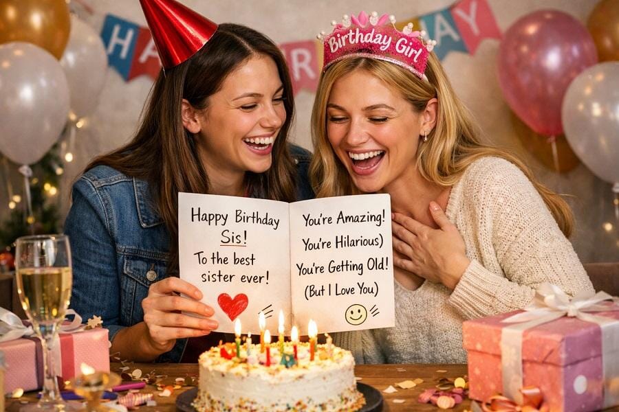 Birthday Message to Sister