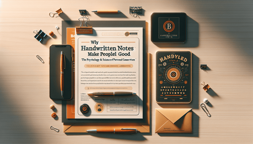 Why Handwritten Notes Make People Feel Good: The Psychology & Science Behind Personal Connection
