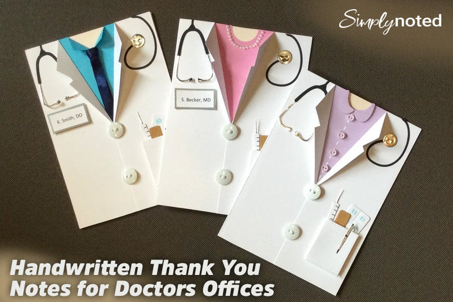 Handwritten Thank You Notes for Doctors Offices