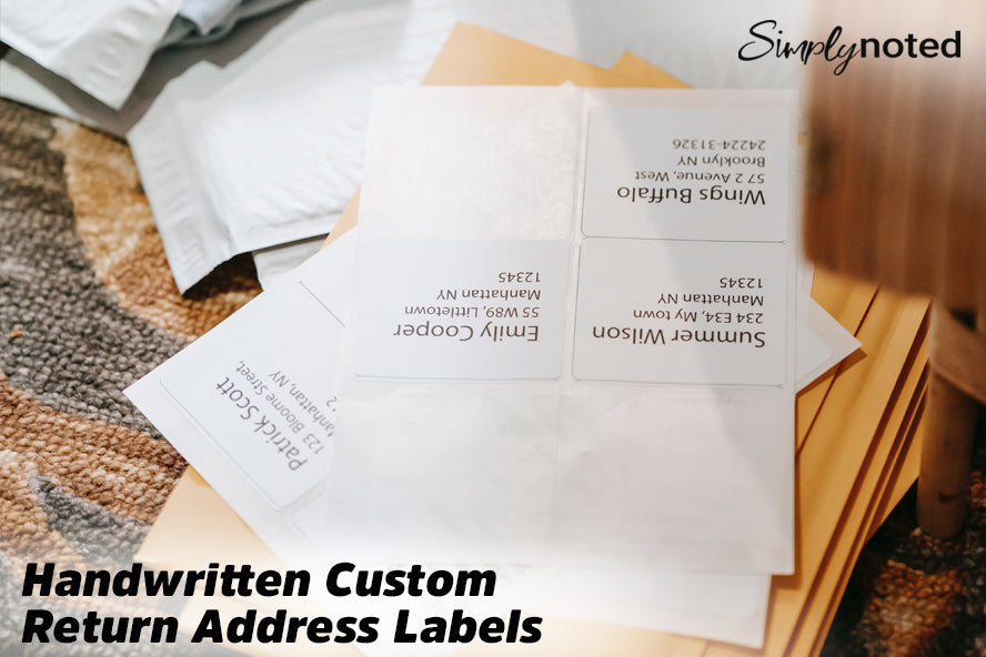 Handwritten Custom Return Address Labels