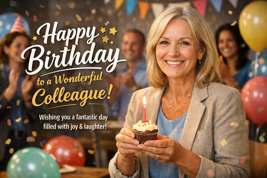 Happy Birthday Wishes to Colleague