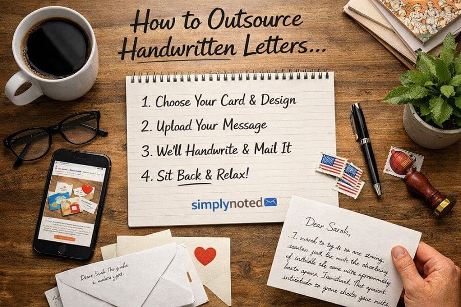 outsource handwritten letters