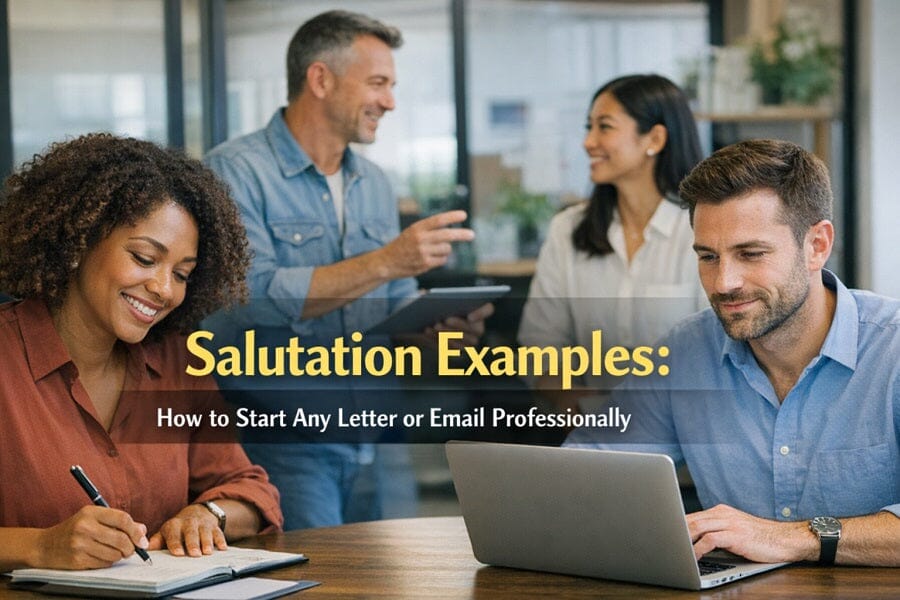 Salutation Examples
