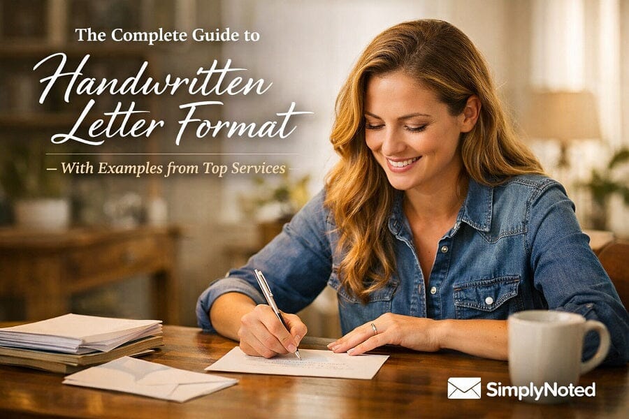 handwritten letter format