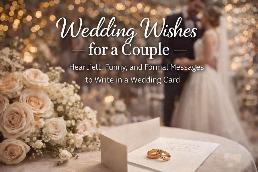  Wedding Wishes for a Couple