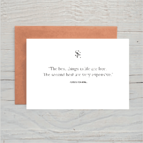 SE Flat Card