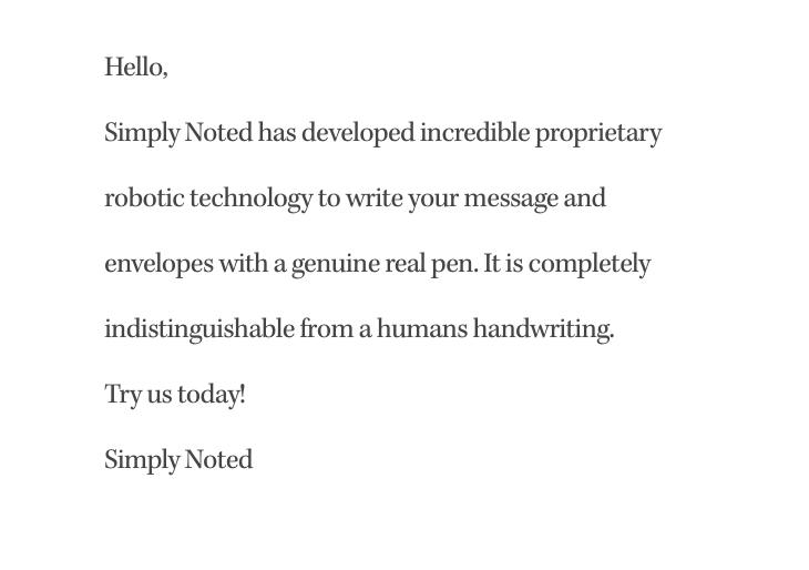 Real Handwritten Notes to Scale – SimplyNoted