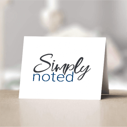 Simply Noted Fold Over