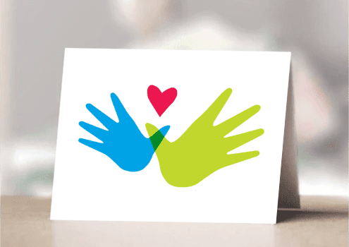 WSA Heart & Hands Card