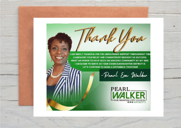 P. WALKER THANK YOU CARDS