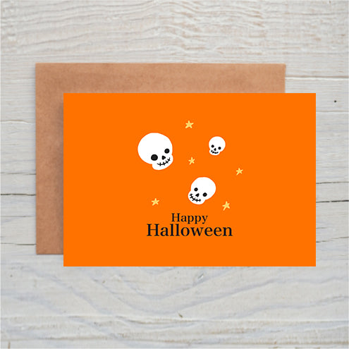 Happy Halloween Skulls freeshipping - SimplyNoted