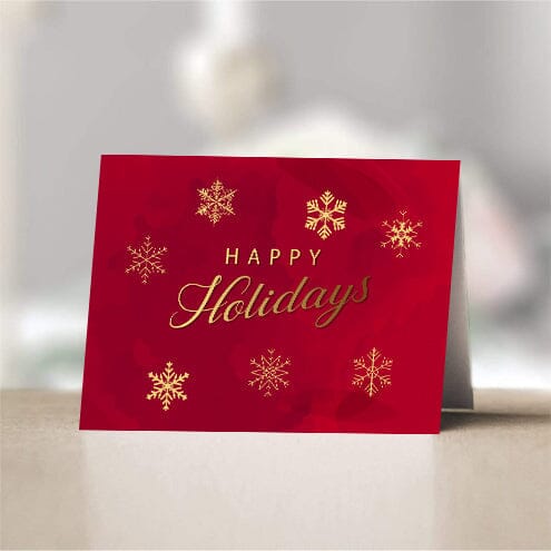 Happy Holidays Red