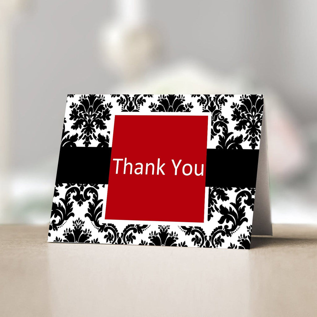 Thank You Black & Red freeshipping - SimplyNoted