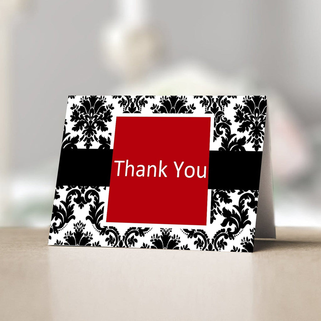 Thank You Black & Red