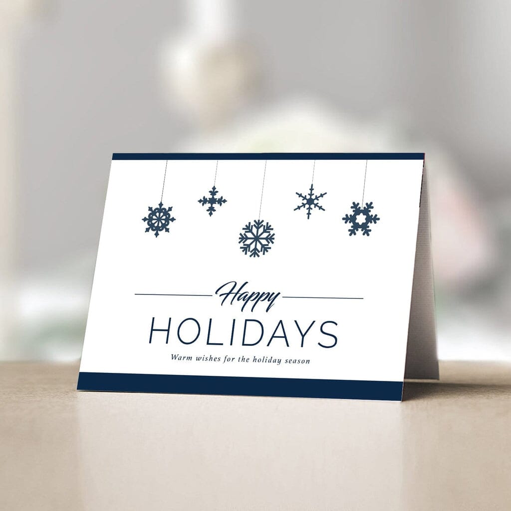 Happy Holidays White - SimplyNoted